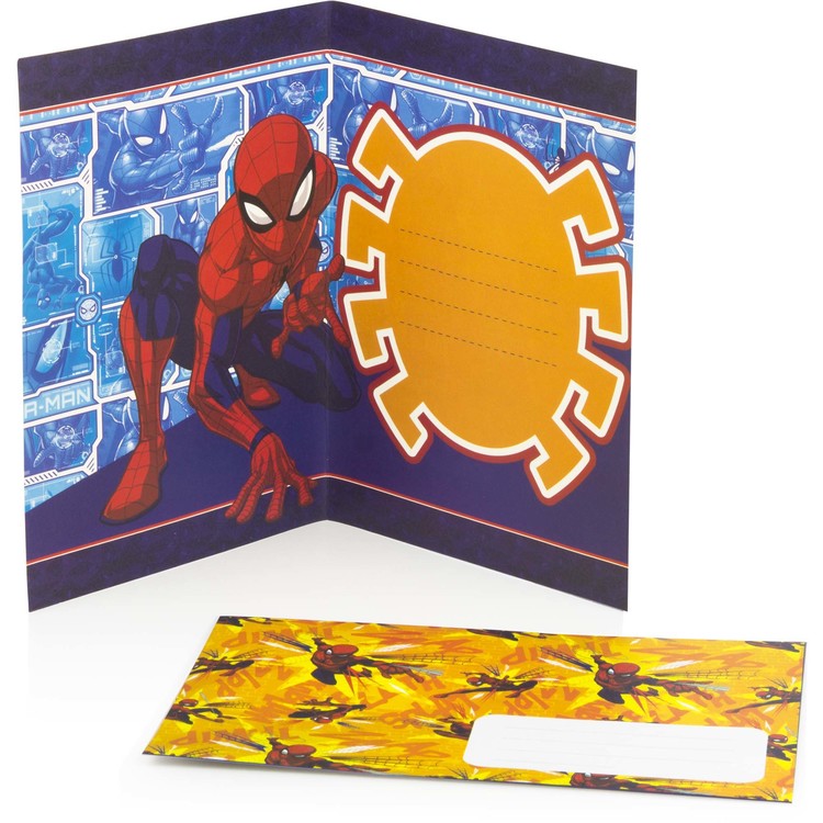 Spiderman Gratulations kort 3D med kuvert