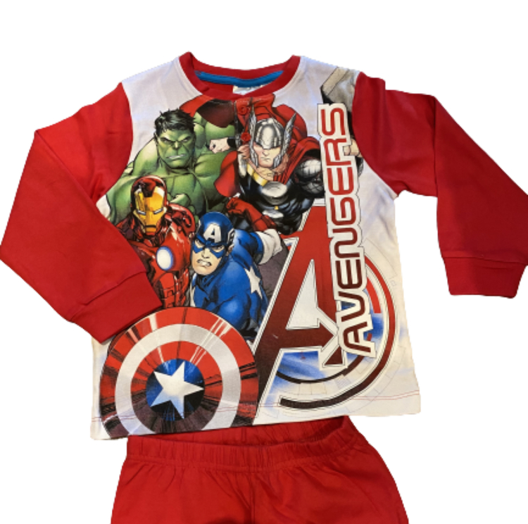 Avengers 2-dels mjukisset/pyjamas i mjuk bomull