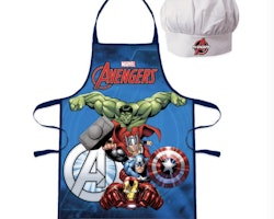 Avengers förkläde med kockmössa