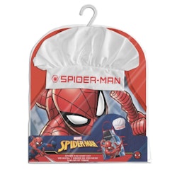 Spiderman förkläde med kockmössa