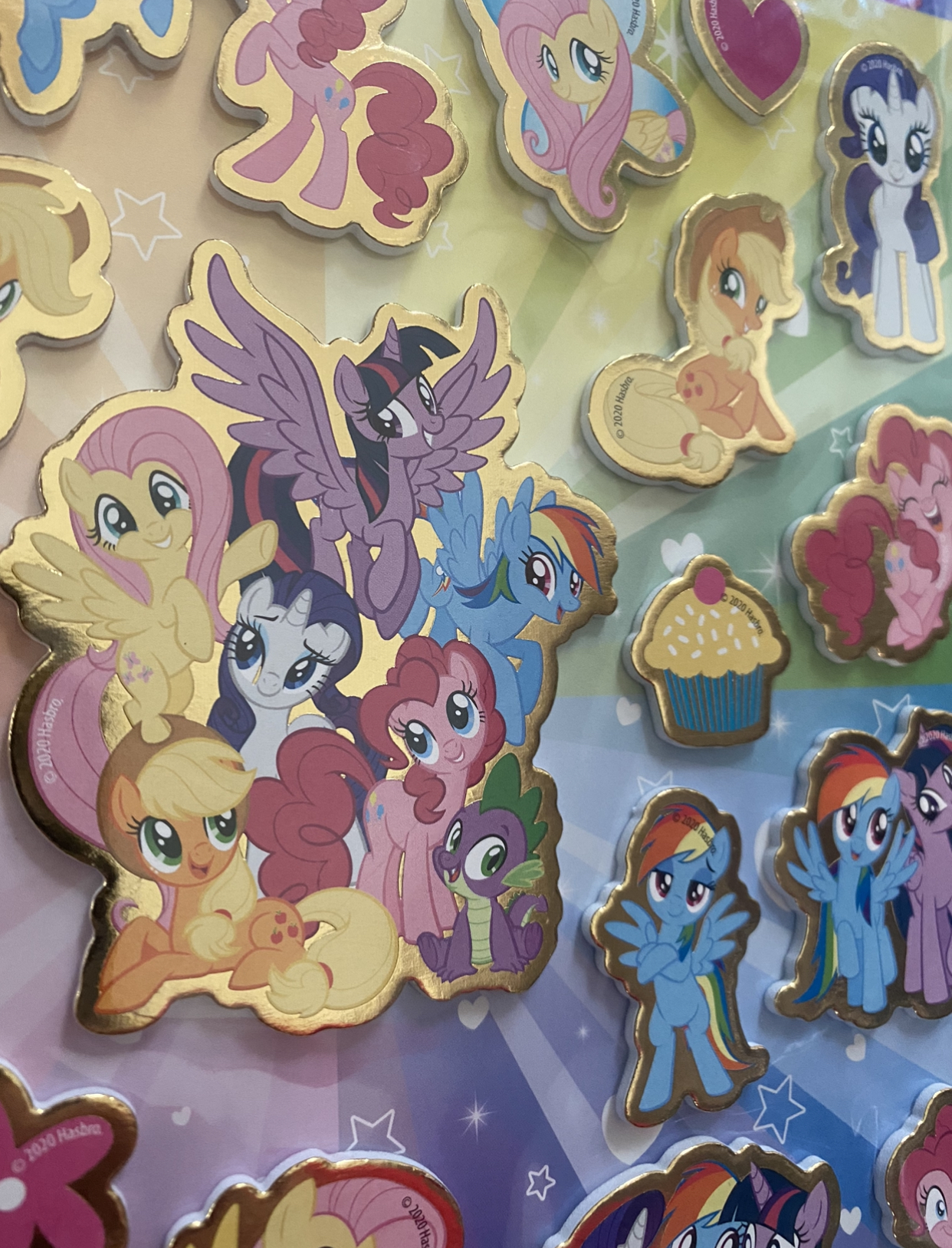 My little pony Stickers "puffy"
