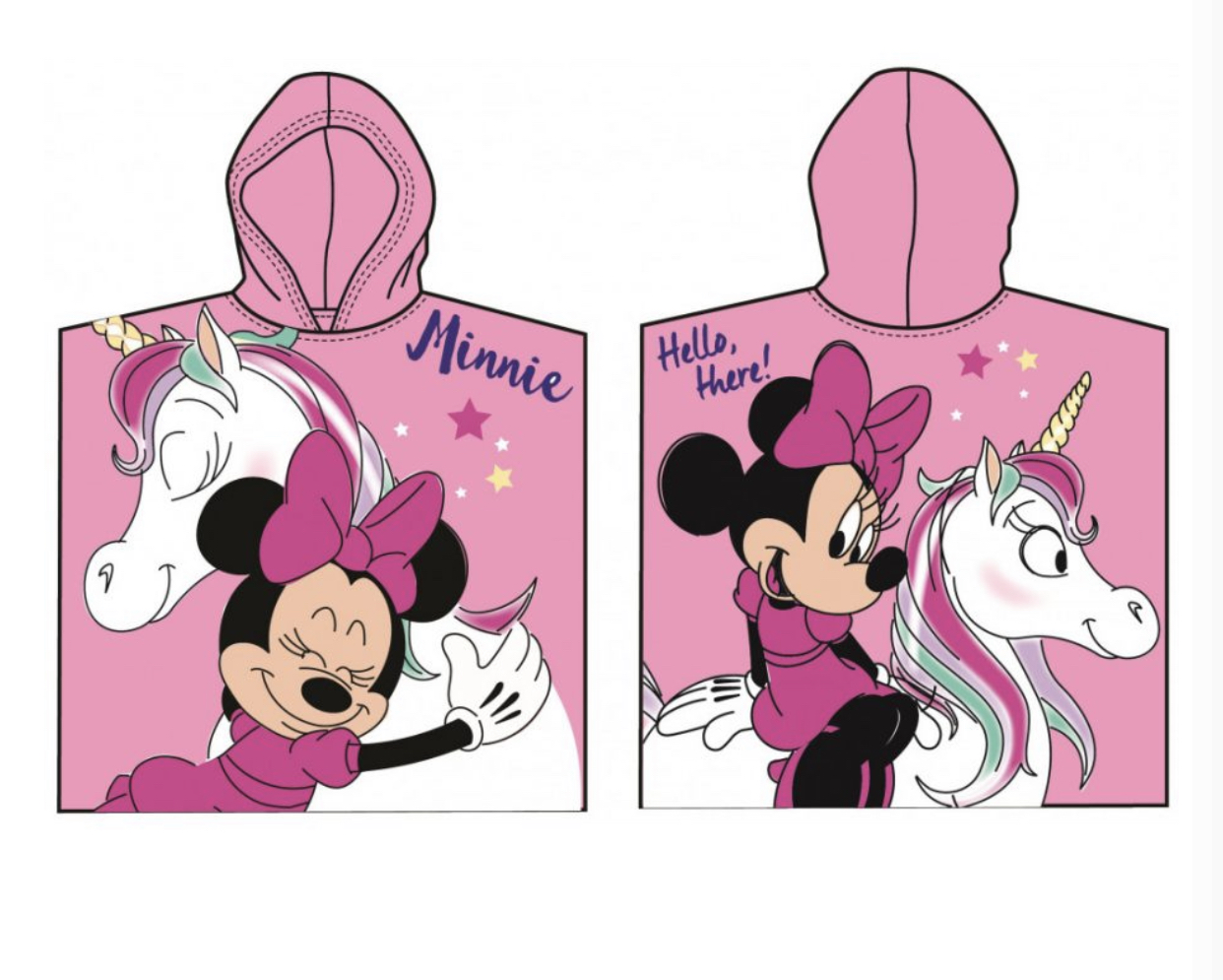 Minnie Mouse Bad/duschponcho fr Smallstars.se