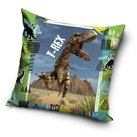 Dinosaurie T-rex Kuddfodral 40*40