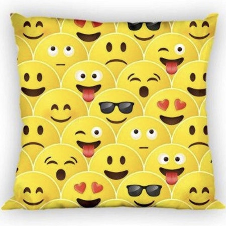 Emoji Smiles Kuddfodral 40*40