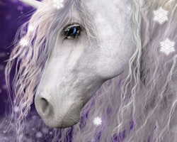 Unicorn Fleece Filt/Pläd