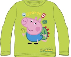 Greta gris Långärmad tröja "George"
