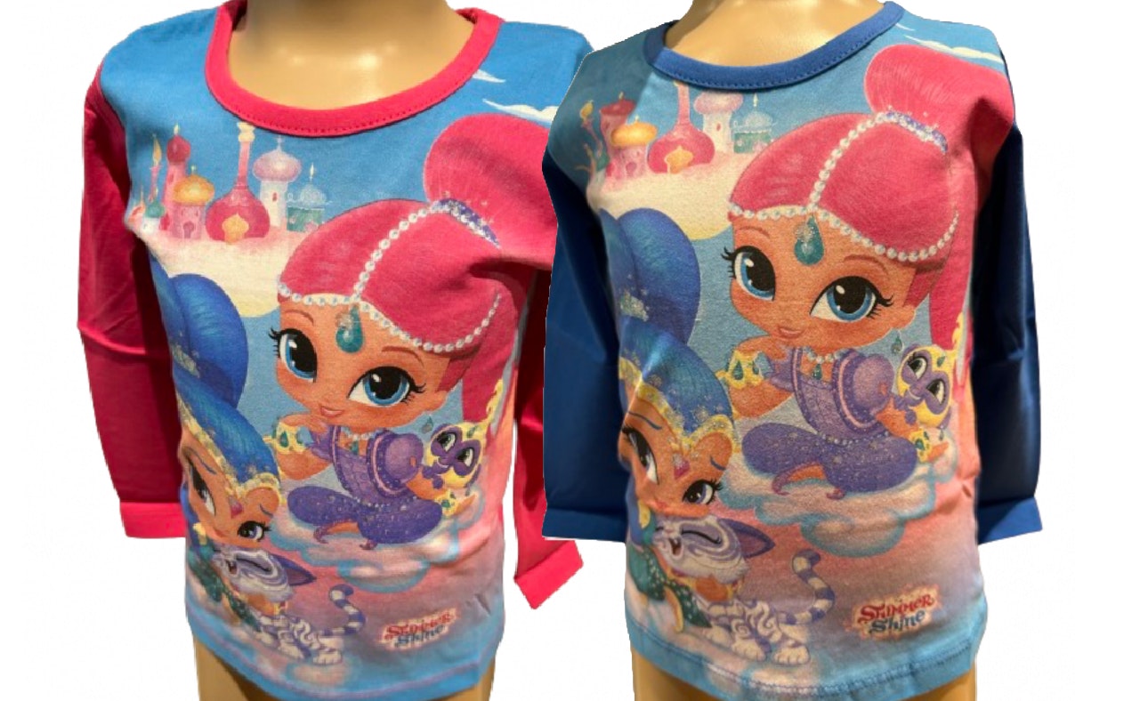 Shimmer & Shine långärmad tröja med glitter