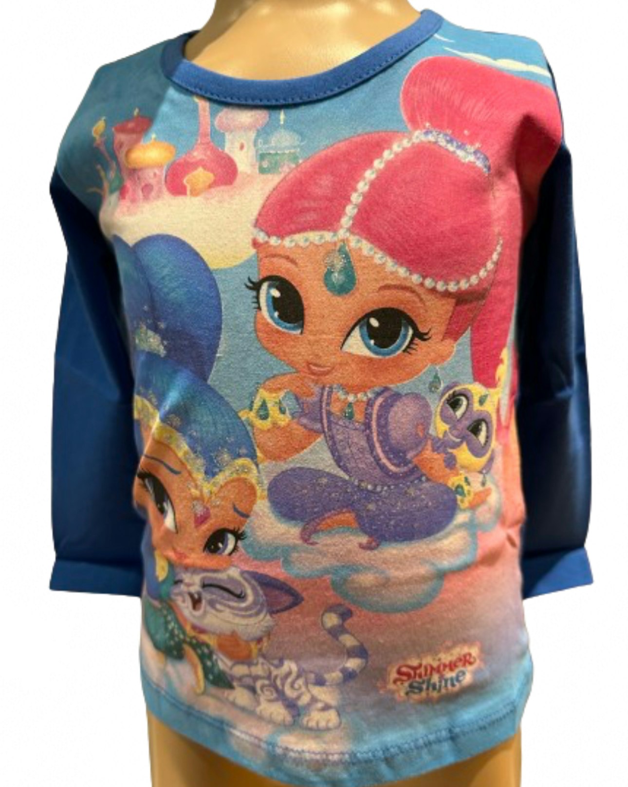 Shimmer & Shine långärmad tröja med glitter