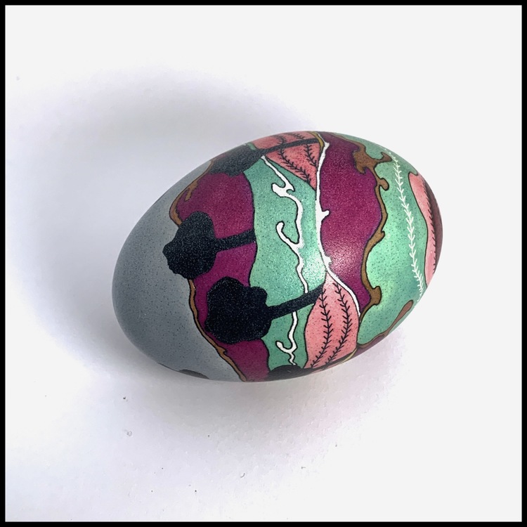 Landscape egg