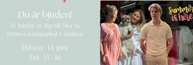 Sommarfest i butiken lördag 14 juni 11-16