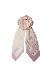 Satin scarf rosa