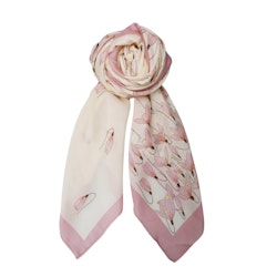 Satin scarf rosa