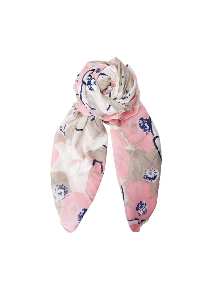 Long scarf rosa