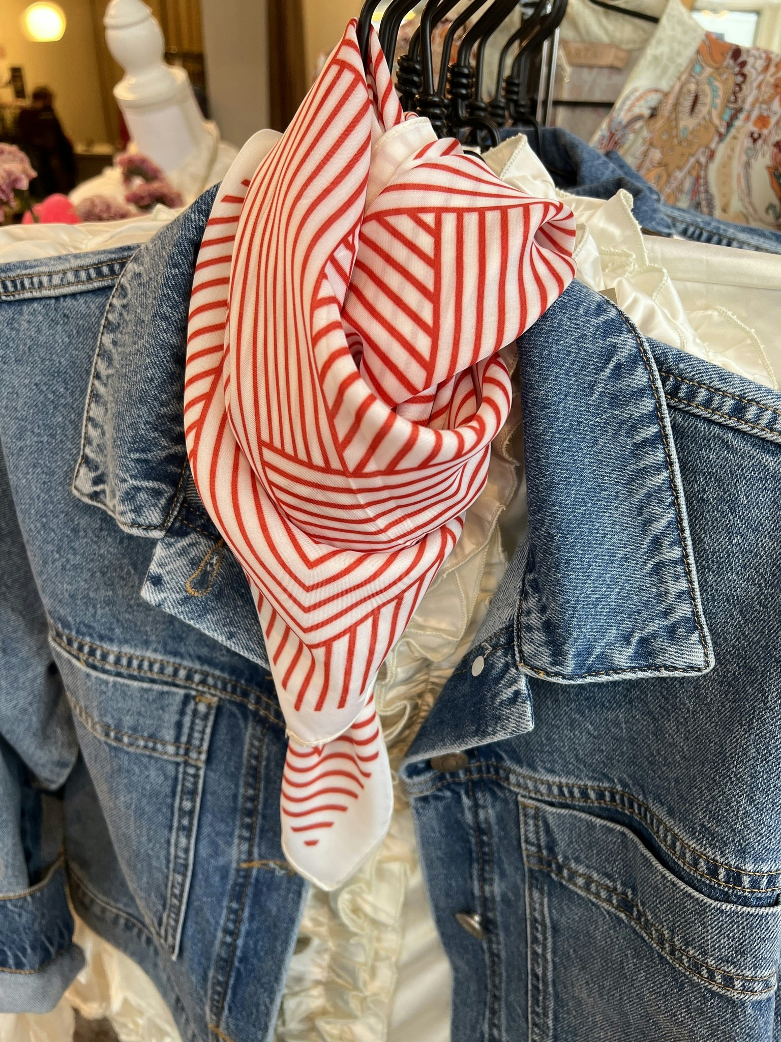 Mini scarf röd
