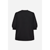 Sabina T-shirt med puffärm svart