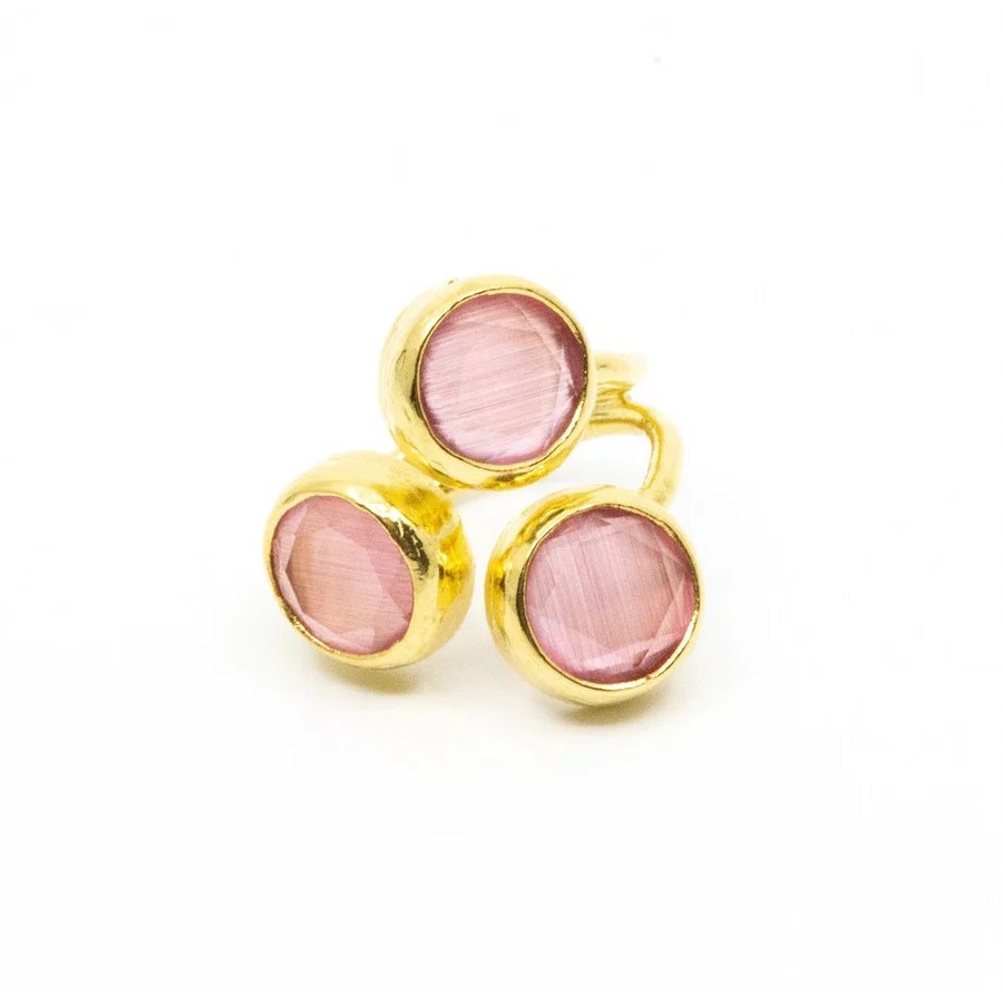 Trippel ring rosa