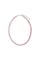 Halsband rosa stenar