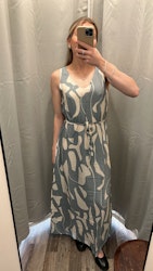 Lilje klänning grönblå