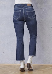 Como flare jeans dark denim