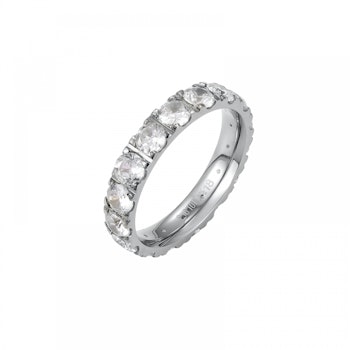Stella ring silver/clear