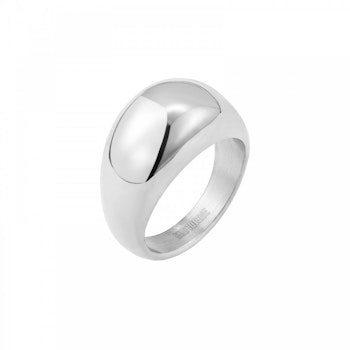 Arc bold ring silver