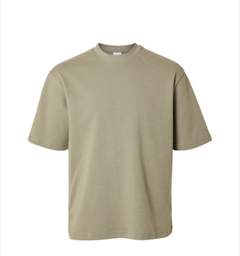 Oscar T-shirt loose dimgrön