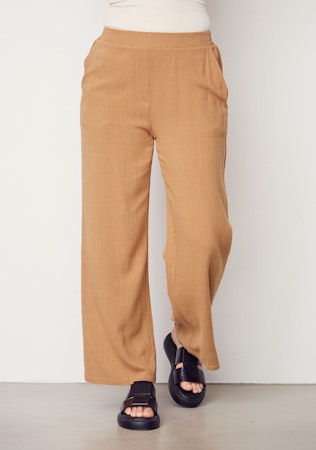 Pearl pant linne/viskos kamel