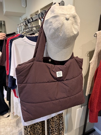 Sasja icon shopper vinröd