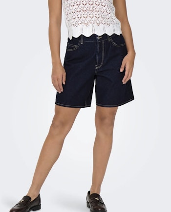 Ella jeansshorts mörk denim