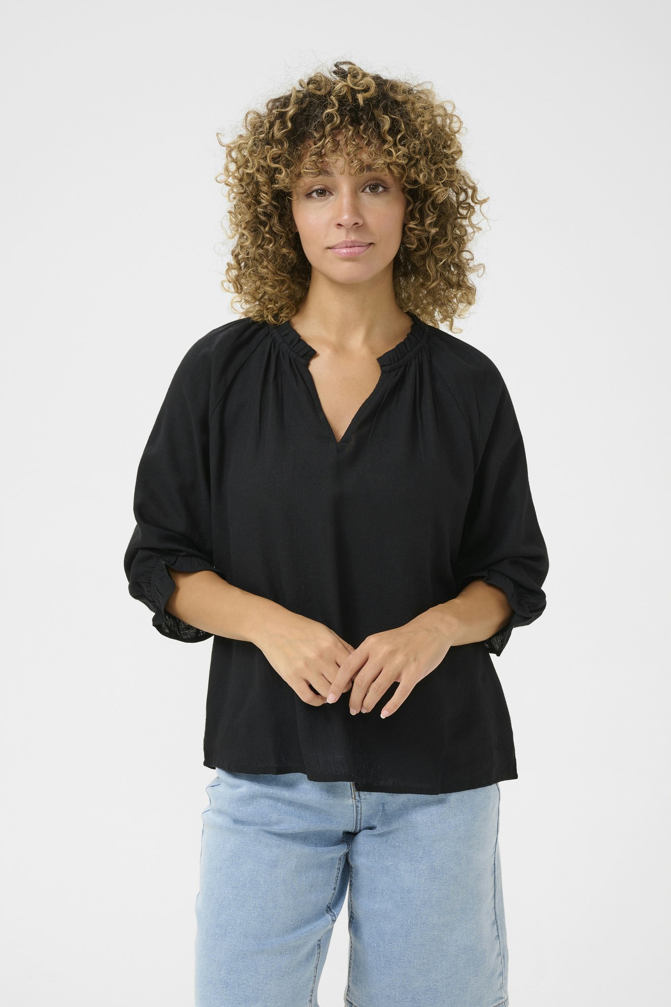 Venta blus svart