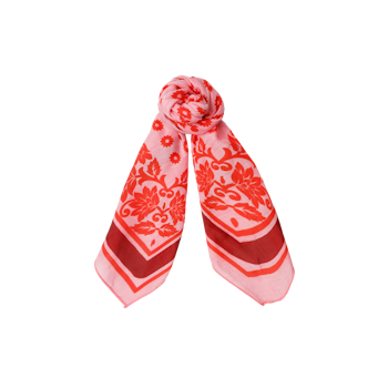 Hally mini scarf coral