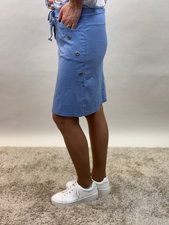 Pillan stretchkjol jeansblå