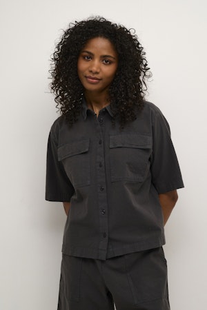 Naya liah skjorta black oyster