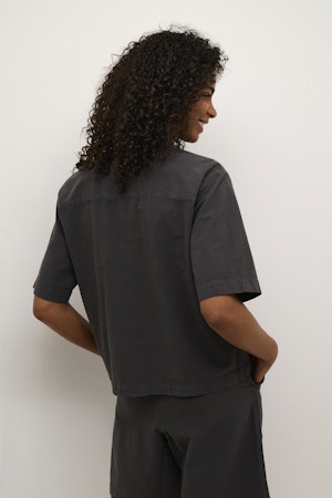 Naya liah skjorta black oyster