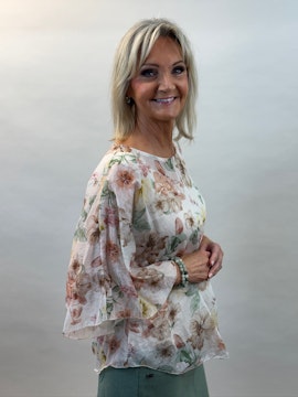 Rita skir blus grön