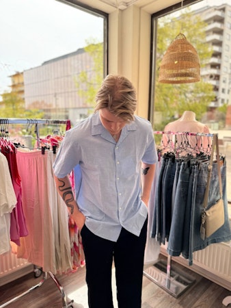 Sun skjorta cashmere blue