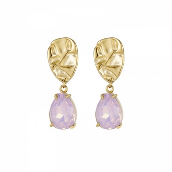 Karma crystal örhänge opal rosa