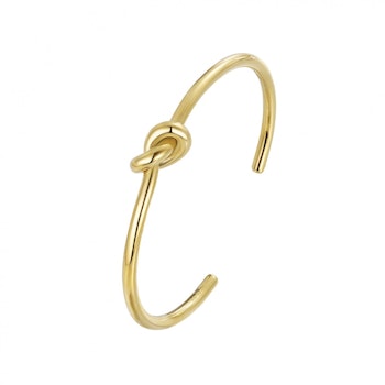 Knot bangle guld