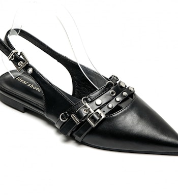 Flat sandals svart