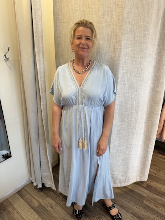 Annie klänning ljusblå