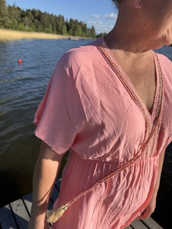 Annie klänning korall
