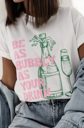 T-shirt bubbly