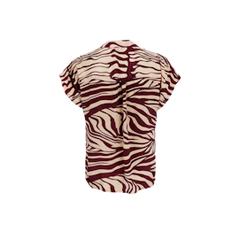 Luna andrea topp berry zebra