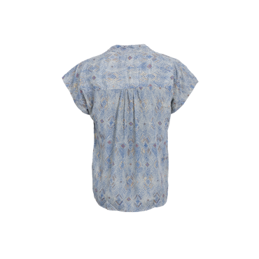 Luna andrea topp blue argyle