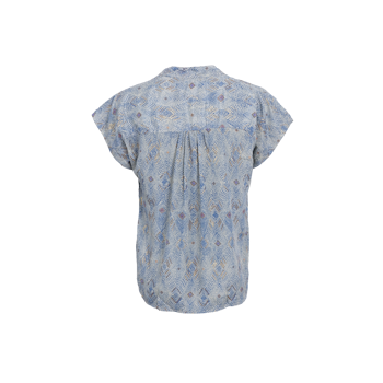 Luna andrea topp blue argyle