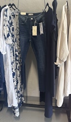 Folyrose jeans flare mörkblå