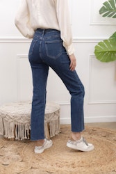 Folyrose jeans flare mörkblå D