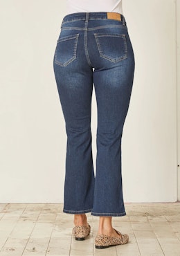 Como buttom jeans dark denim