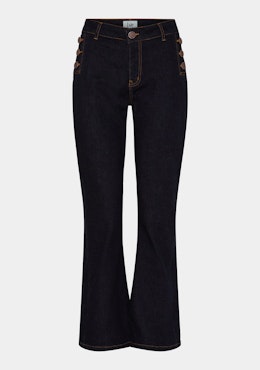 Como buttom jeans unwashed denim