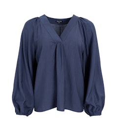 Luisa blus marinblå